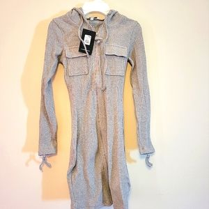 Long sleeve hoodie dress